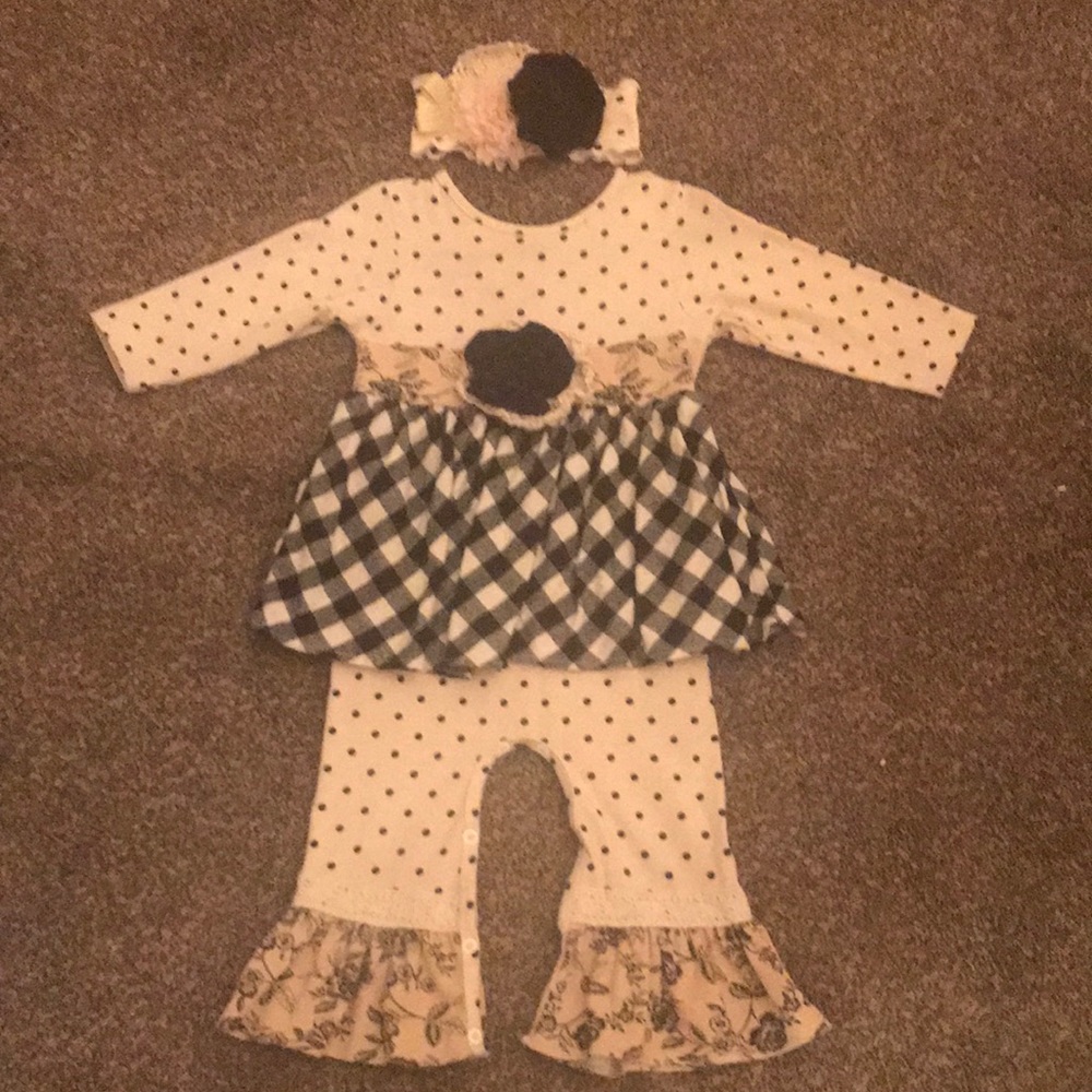 Peaches N Cream one piece Romper
